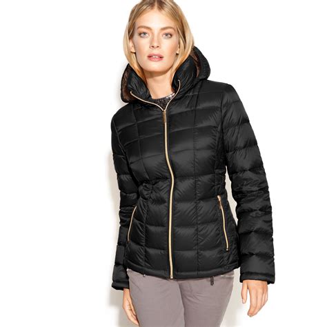 michael kors men's packable down jacket|michael kors packable puffer jacket.